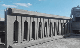 دیوار های نرده بتن آرمه